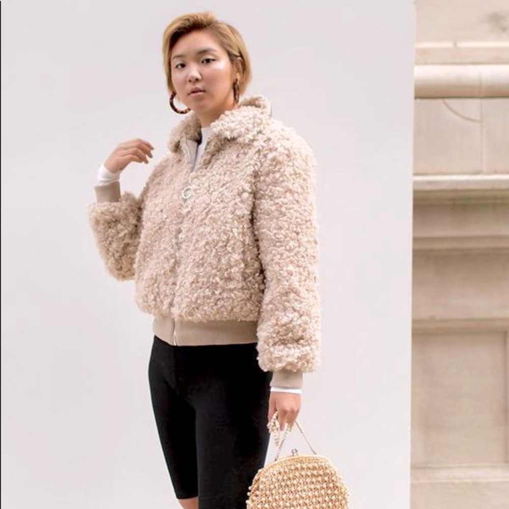 NWOT Fluffy Teddy Jacket 🌙🐻👑